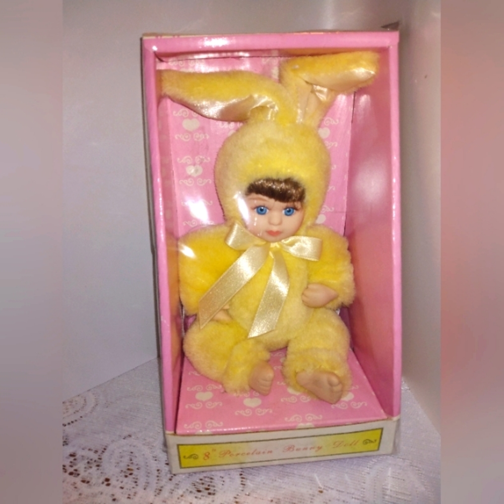 8 in.Porcelain Bunny Doll